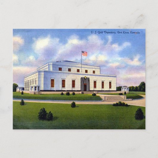 Oud Briefkaart - Fort Knox, Kentucky, Verenigde St (Voorkant)