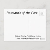 Oud Briefkaart - Fort Wayne, Indiana, VS (Achterkant)