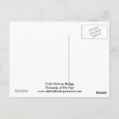 Oud Briefkaart - Forth Railway Bridge (Achterkant)