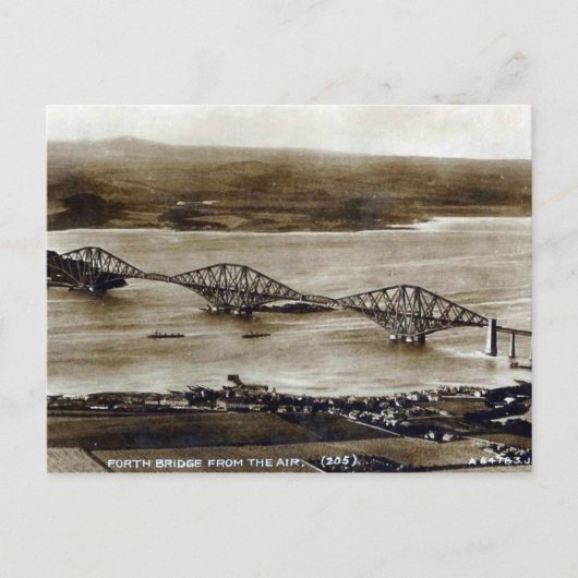 Oud Briefkaart - Forth Railway Bridge (Voorkant)