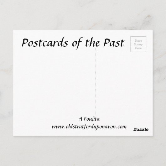 Oud Briefkaart - Foujita (Achterkant)