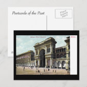 Oud Briefkaart - Galleria Vittorio Emanuele (Voorkant / Achterkant)