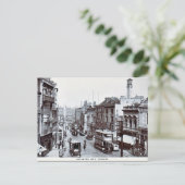 Oud Briefkaart - Gallowtree Gate, Leicester (Staand voorkant)