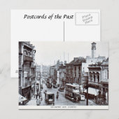 Oud Briefkaart - Gallowtree Gate, Leicester (Voorkant / Achterkant)