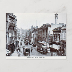 Oud Briefkaart - Gallowtree Gate, Leicester