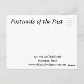 Oud Briefkaart - Galveston, Texas (Achterkant)