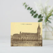 Oud Briefkaart - Gare de Lyon, Parijs (Staand voorkant)