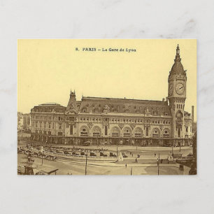 Oud Briefkaart - Gare de Lyon, Parijs