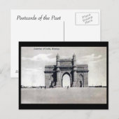 Oud Briefkaart — Gateway of India, Mumbai (Voorkant / Achterkant)