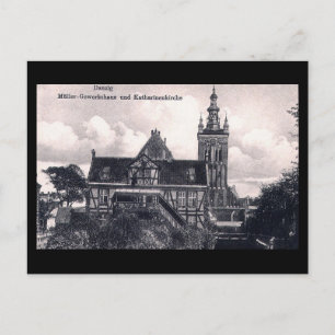 Oud Briefkaart, Gdansk/Danzig, Polen Briefkaart