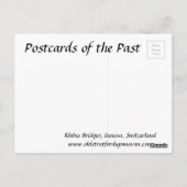 Oud Briefkaart - Genève, Zwitserland (Achterkant)