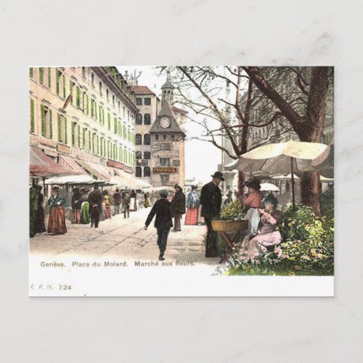 Oud Briefkaart - Genève, Zwitserland (Voorkant)