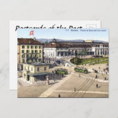 Oud Briefkaart - Genève, Zwitserland (Voorkant / Achterkant)