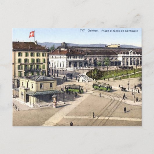 Oud Briefkaart - Genève, Zwitserland (Voorkant)