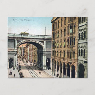 Oud Briefkaart - Genova, Italië