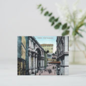 Oud Briefkaart - Genua, Italië (Staand voorkant)