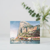 Oud Briefkaart - Gibraltar - de galerijen (Staand voorkant)
