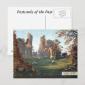 Oud Briefkaart - Glastonbury Abbey (Voorkant / Achterkant)