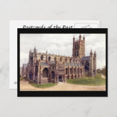 Oud Briefkaart - Gloucester Cathedraal (Voorkant / Achterkant)