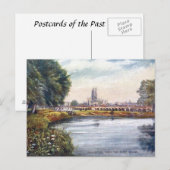 Oud Briefkaart - Gloucester, Engeland (Voorkant / Achterkant)