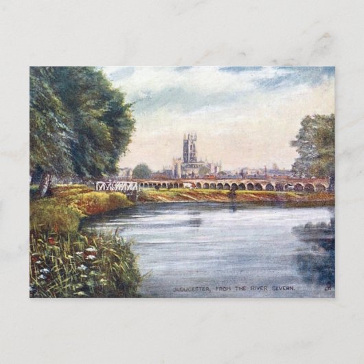Oud Briefkaart - Gloucester, Engeland (Voorkant)