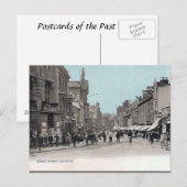 Oud Briefkaart - Granby Street, Leicester (Voorkant / Achterkant)
