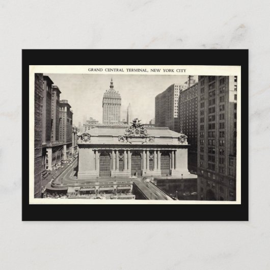 Oud Briefkaart - Grand Central Terminal, New York  (Voorkant)