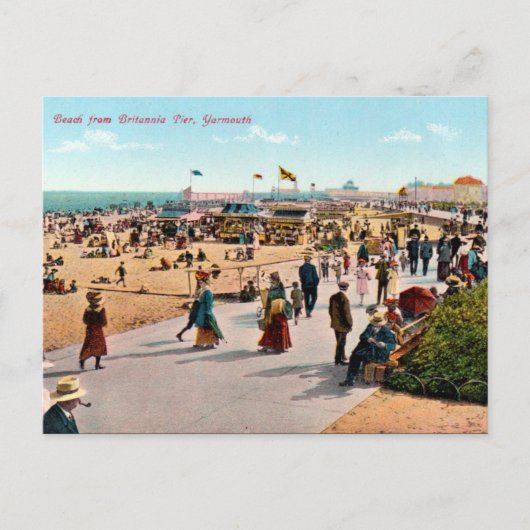 Oud Briefkaart - Great Yarmouth, Norfolk (Voorkant)