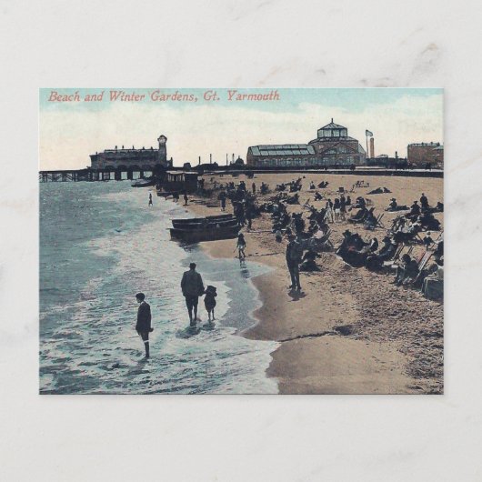 Oud Briefkaart - Great Yarmouth, Norfolk (Voorkant)