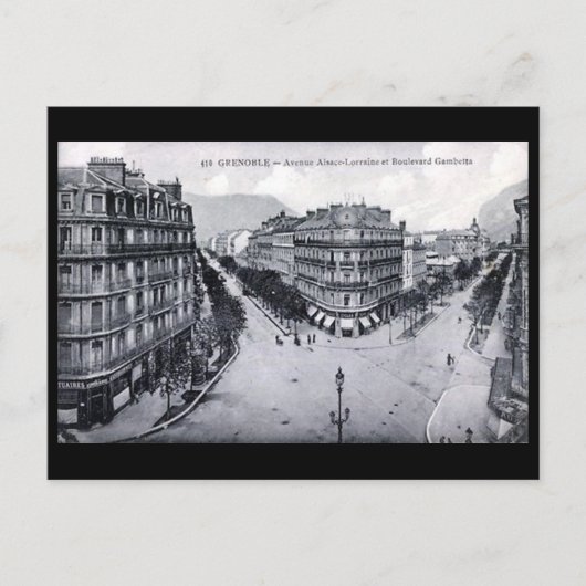 Oud Briefkaart - Grenoble, Frankrijk (Voorkant)