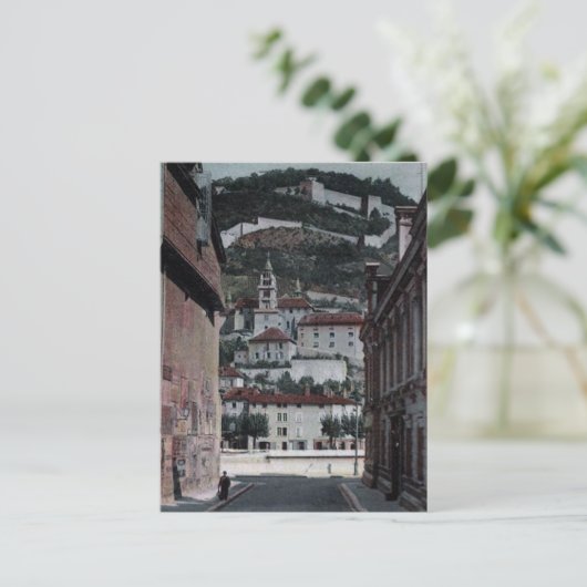 Oud Briefkaart - Grenoble, Frankrijk (Staand voorkant)