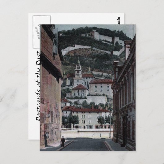 Oud Briefkaart - Grenoble, Frankrijk (Voorkant / Achterkant)