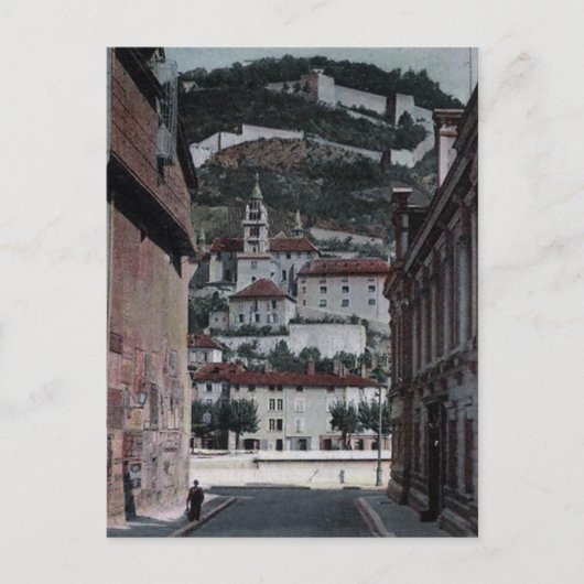 Oud Briefkaart - Grenoble, Frankrijk (Voorkant)