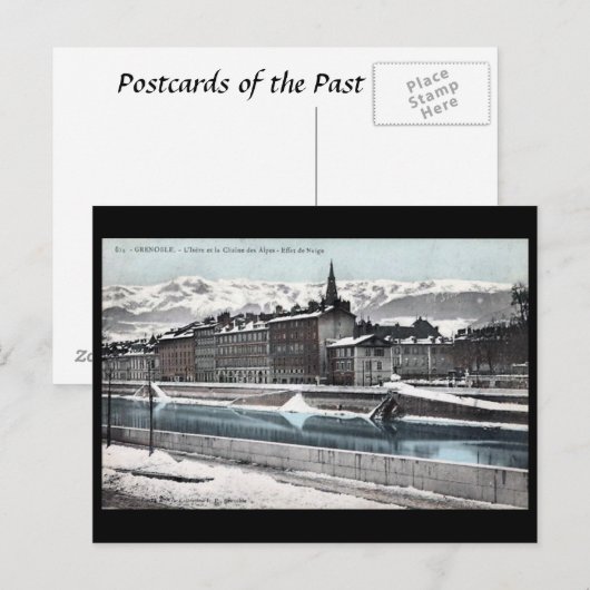 Oud Briefkaart - Grenoble, Frankrijk (Voorkant / Achterkant)