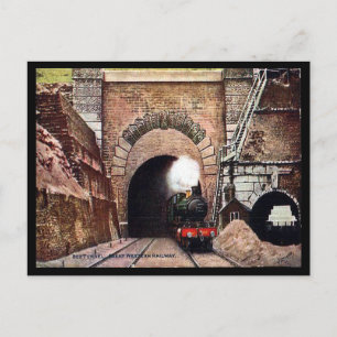 Oud Briefkaart - GWR - Box Tunnel
