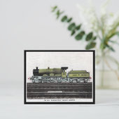 Oud Briefkaart - GWR Engine Pendennis Castle (Staand voorkant)