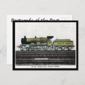 Oud Briefkaart - GWR Engine Pendennis Castle (Voorkant / Achterkant)