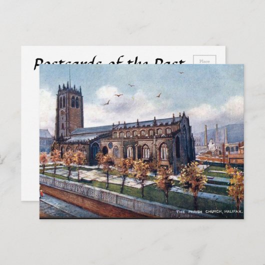 Oud Briefkaart - Halifax, Yorkshire (Voorkant / Achterkant)