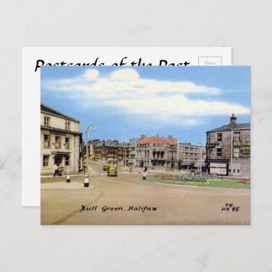 Oud Briefkaart - Halifax, Yorkshire (Voorkant / Achterkant)