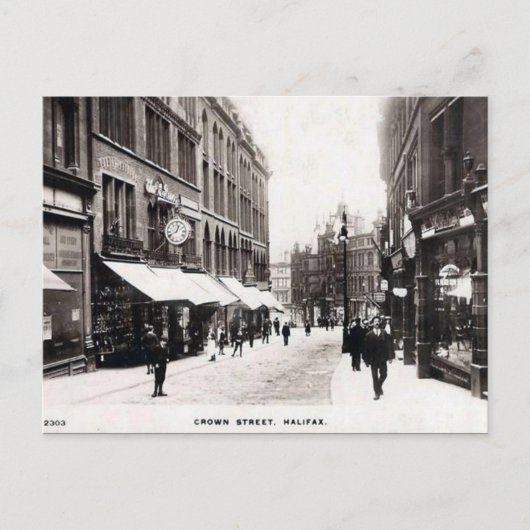 Oud Briefkaart - Halifax, Yorkshire (Voorkant)