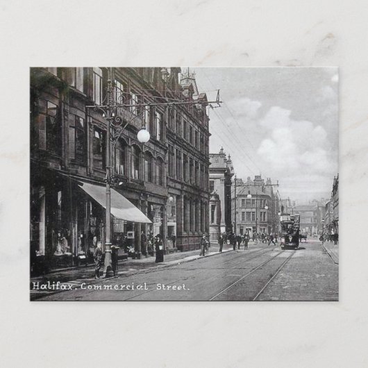 Oud Briefkaart - Halifax, Yorkshire (Voorkant)