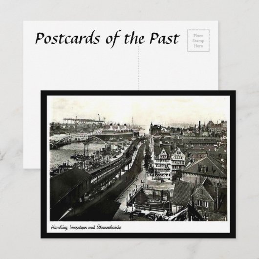 Oud Briefkaart - Hamburg, Duitsland (Voorkant / Achterkant)