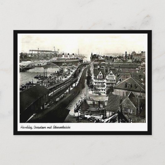 Oud Briefkaart - Hamburg, Duitsland (Voorkant)