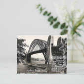 Oud Briefkaart - Harbour Bridge, Sydney, NSW (Staand voorkant)