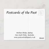 Oud Briefkaart - Harbour Bridge, Sydney, NSW (Achterkant)