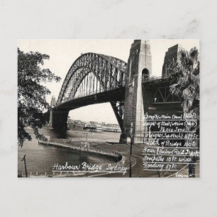 Oud Briefkaart - Harbour Bridge, Sydney, NSW