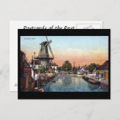 Oud Briefkaart - Harlem, Nederland (Voorkant / Achterkant)