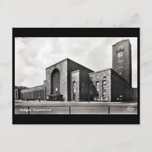 Oud Briefkaart - Hauptbahnhof, Stuttgart