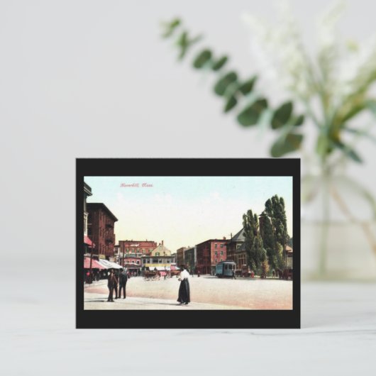 Oud Briefkaart - Haverhill, massa (Staand voorkant)