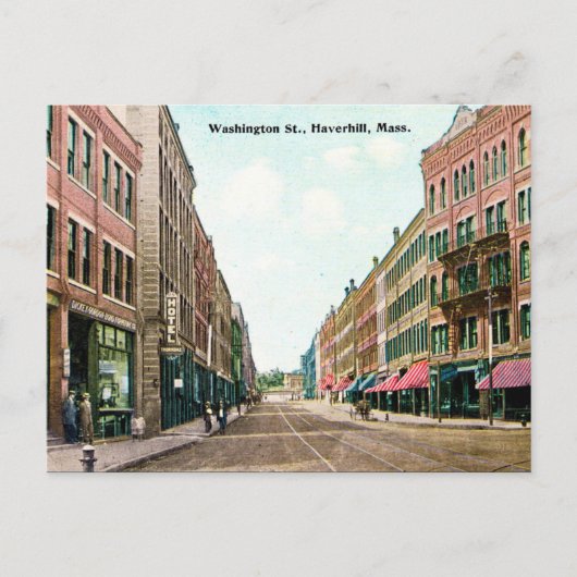 Oud Briefkaart - Haverhill, Massachusetts (Voorkant)